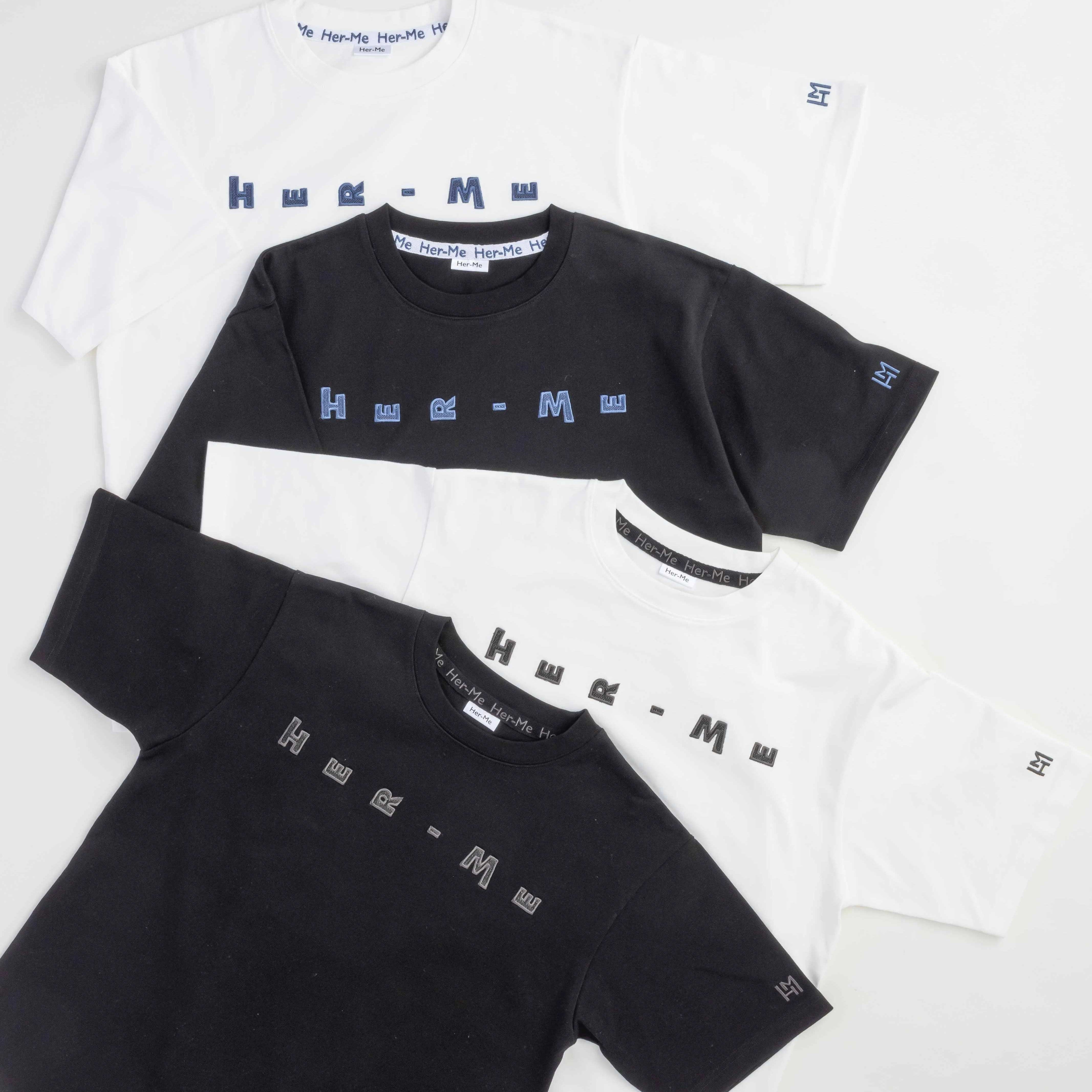 Her-MeアップリケTシャツ