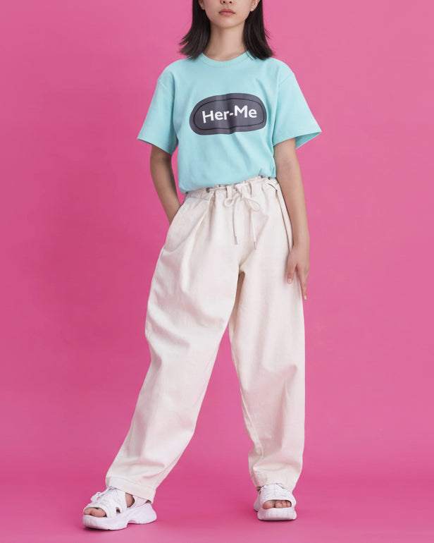 Her-Meユニセックスキッズパンツ オフホワイト