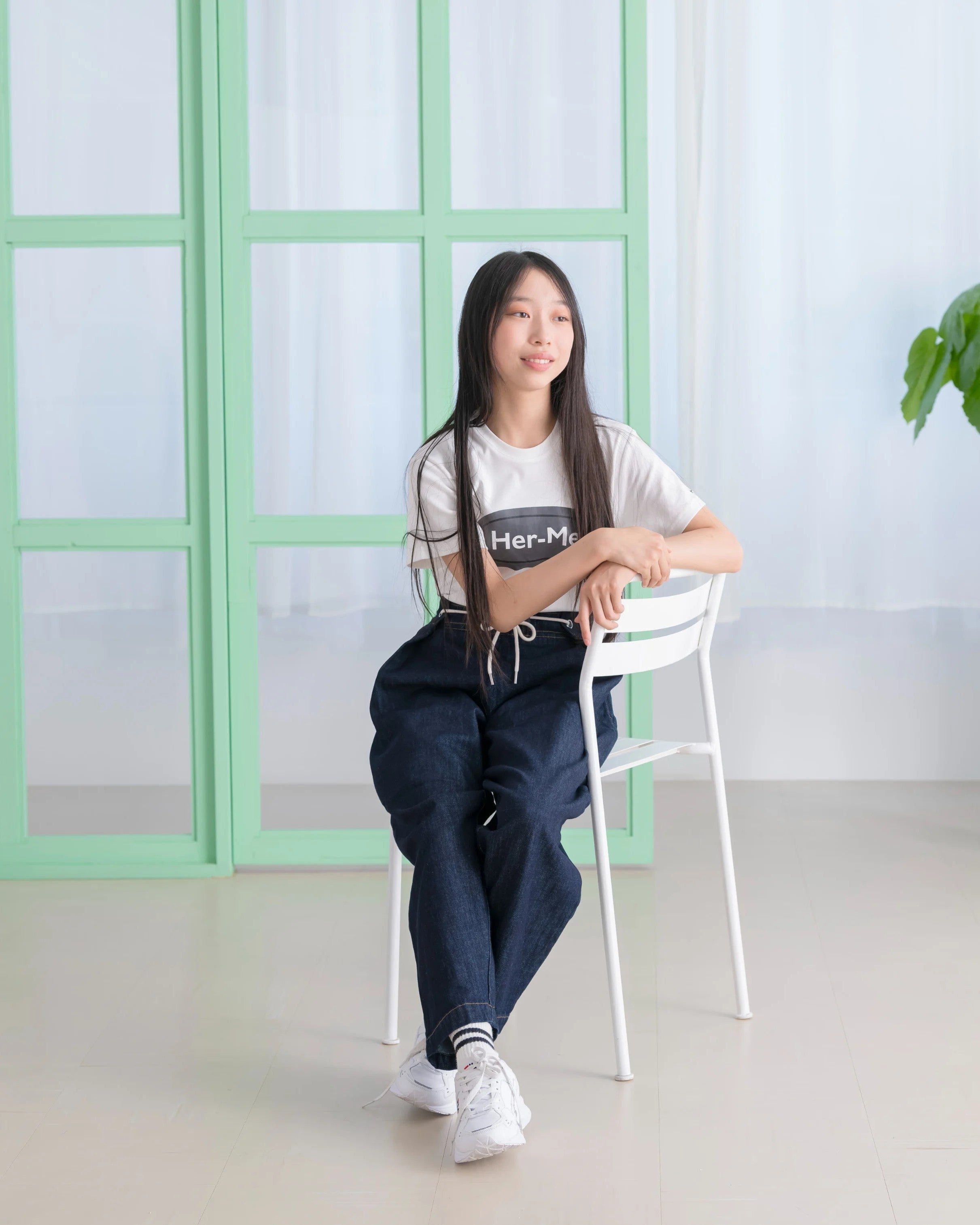 Her-Meユニセックスキッズパンツ インディゴ