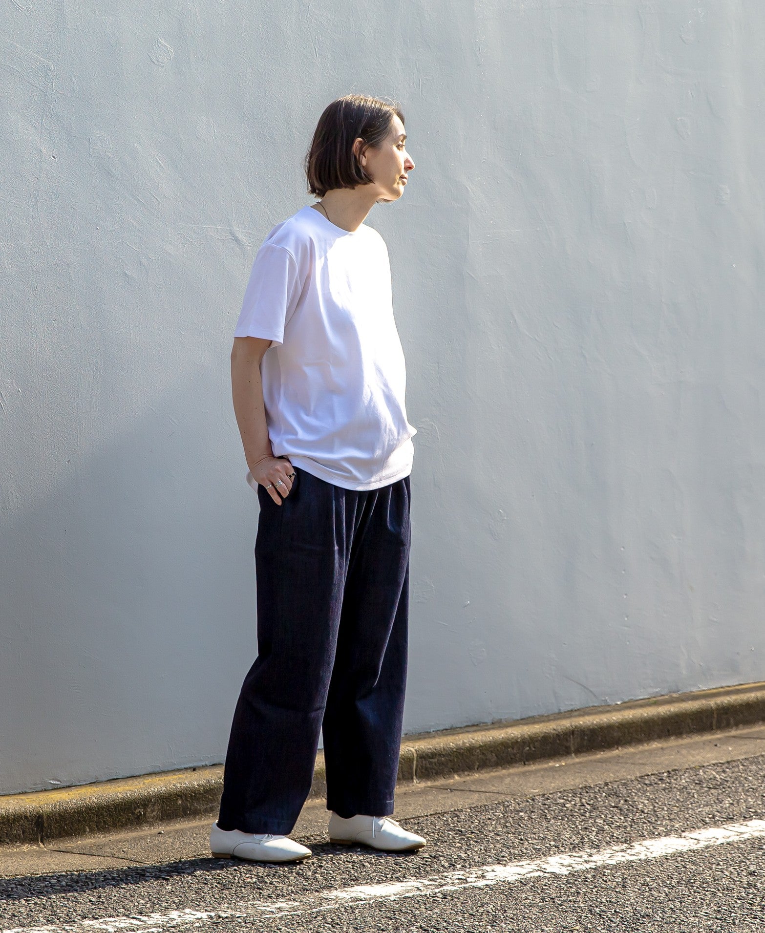 ユニセックス Her-Me ベーシックＴシャツ