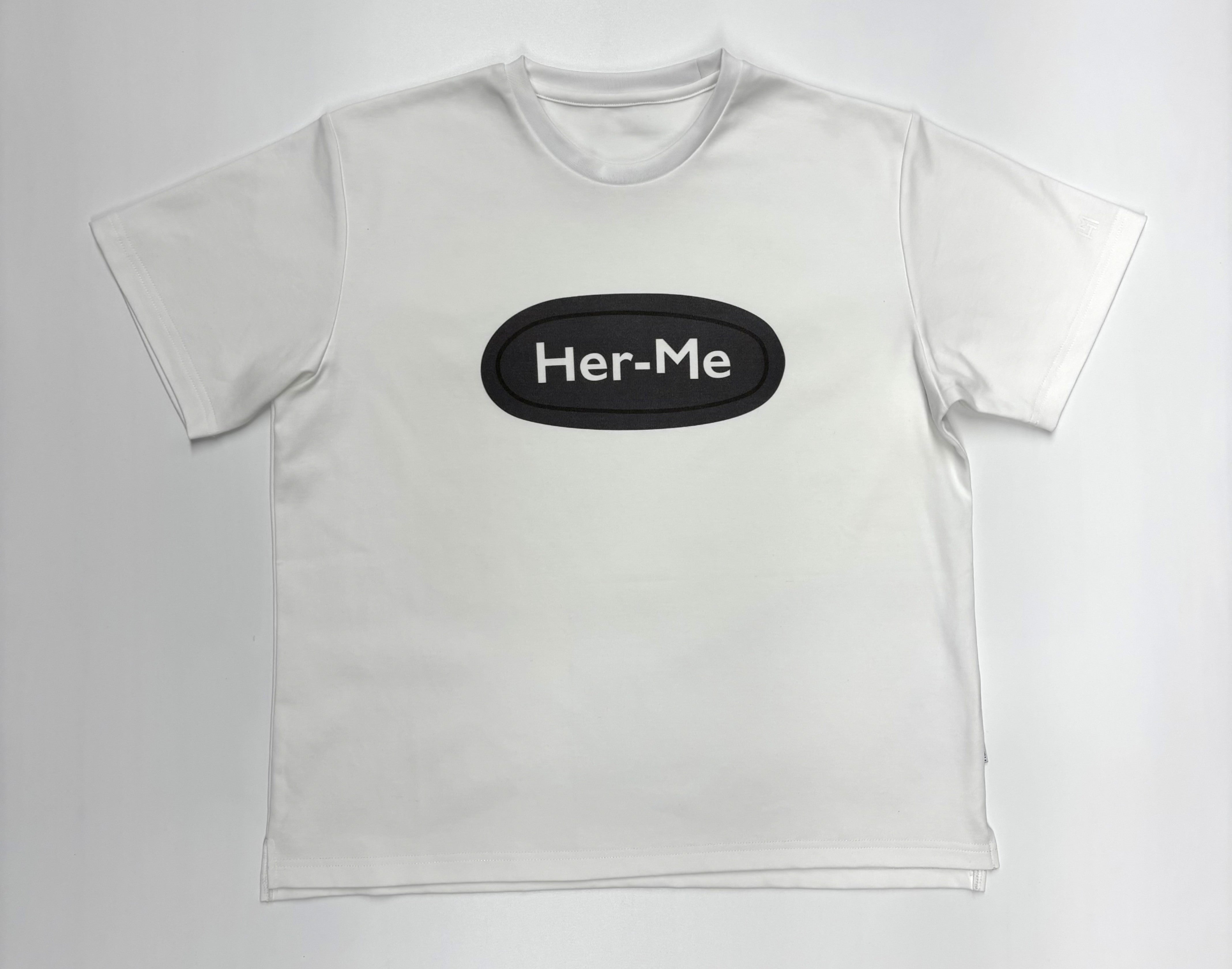 ユニセックス Her-MeストッパープリントＴシャツ