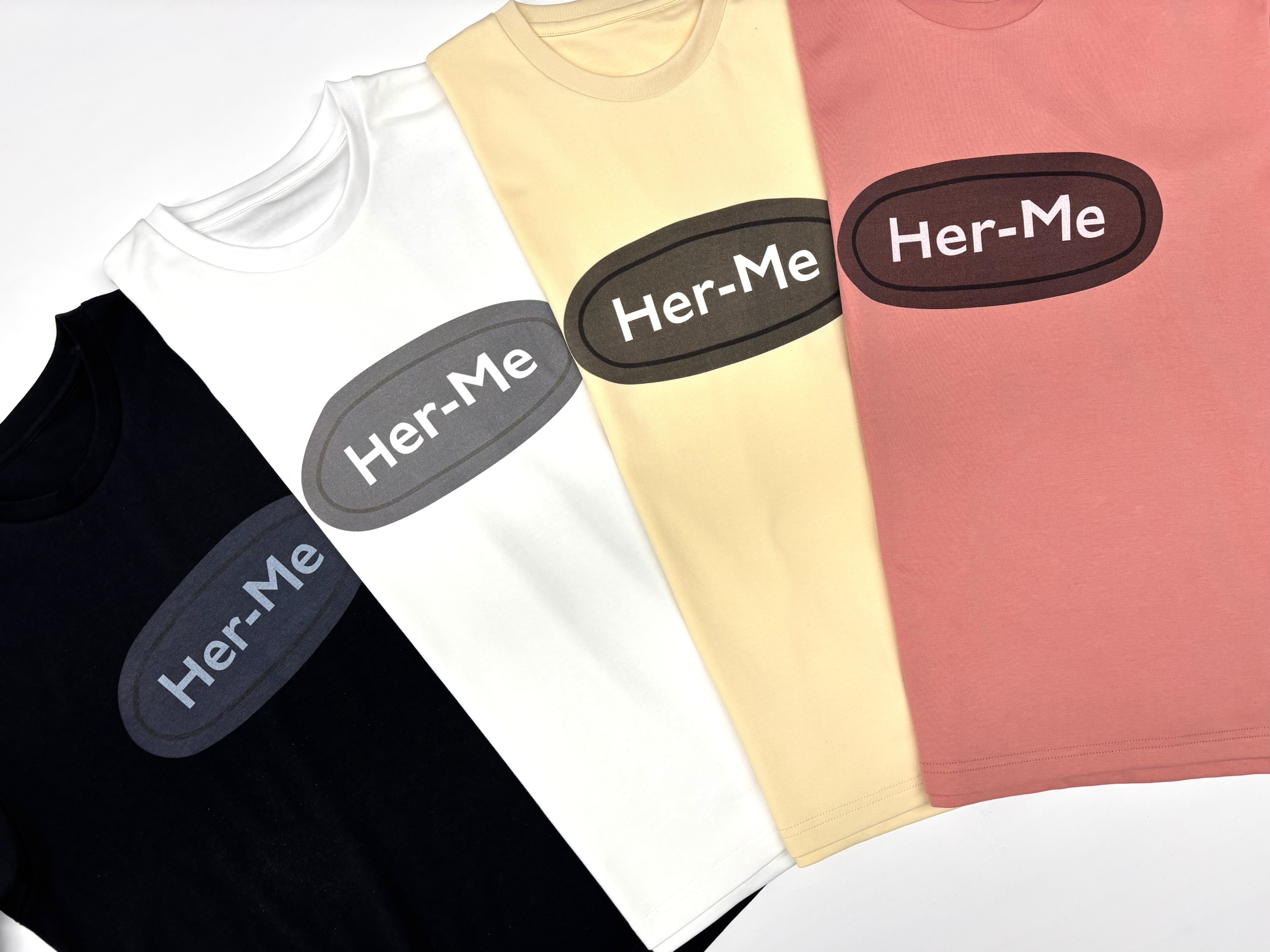 ユニセックス Her-MeストッパープリントＴシャツ　キッズ