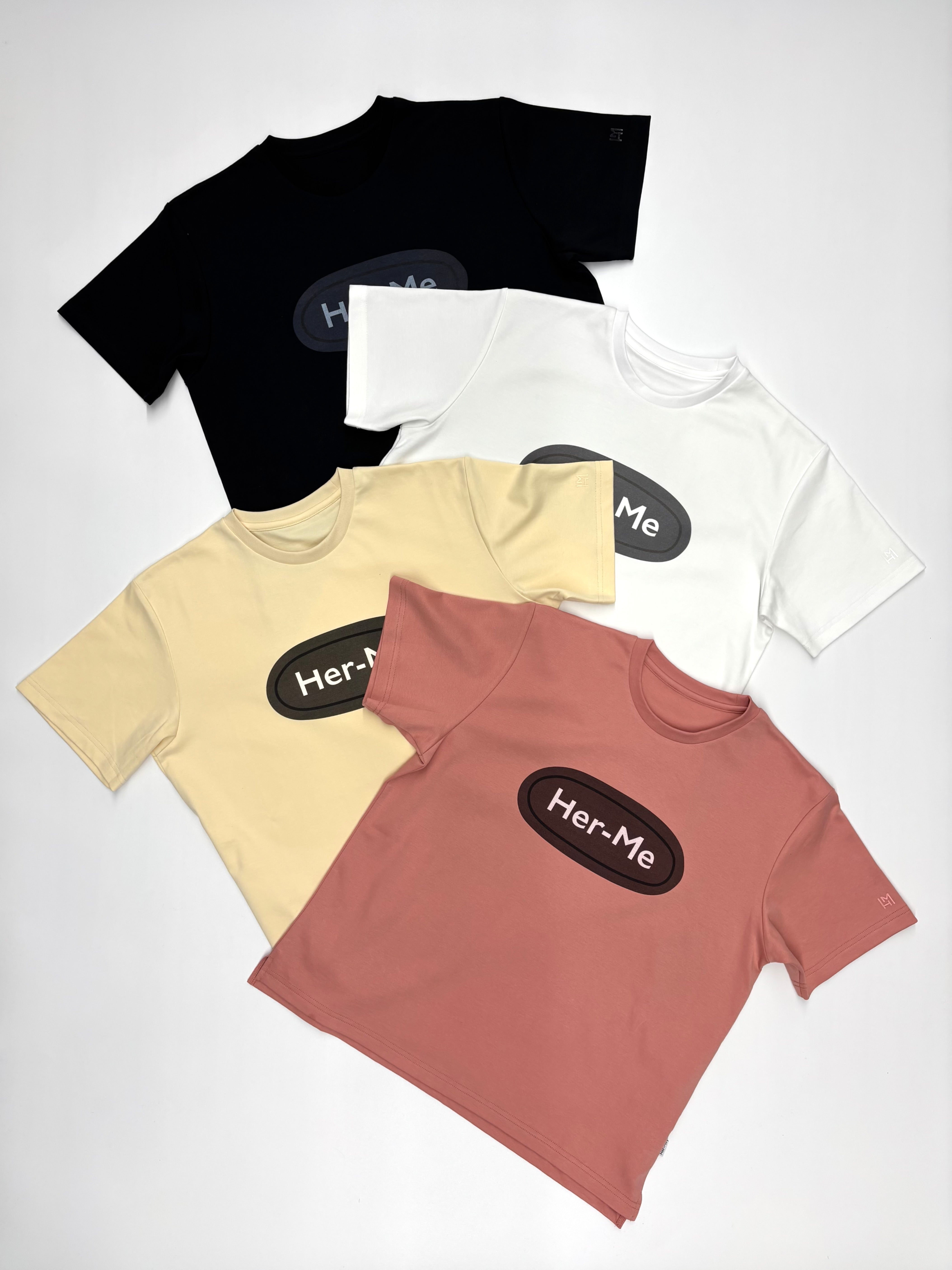 ユニセックス Her-MeストッパープリントＴシャツ