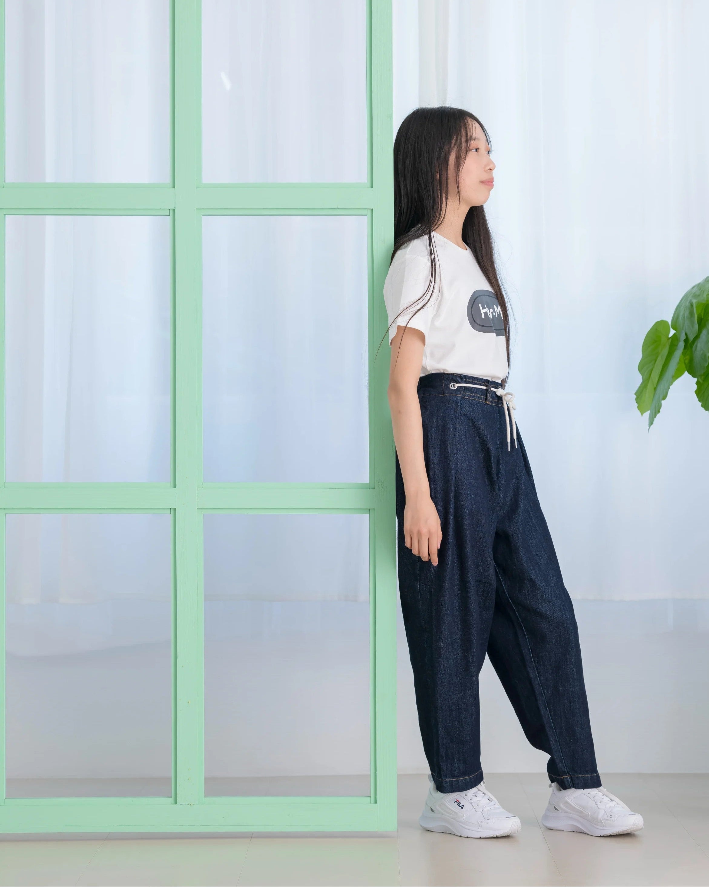 Her-Meユニセックスキッズパンツ　インディゴ