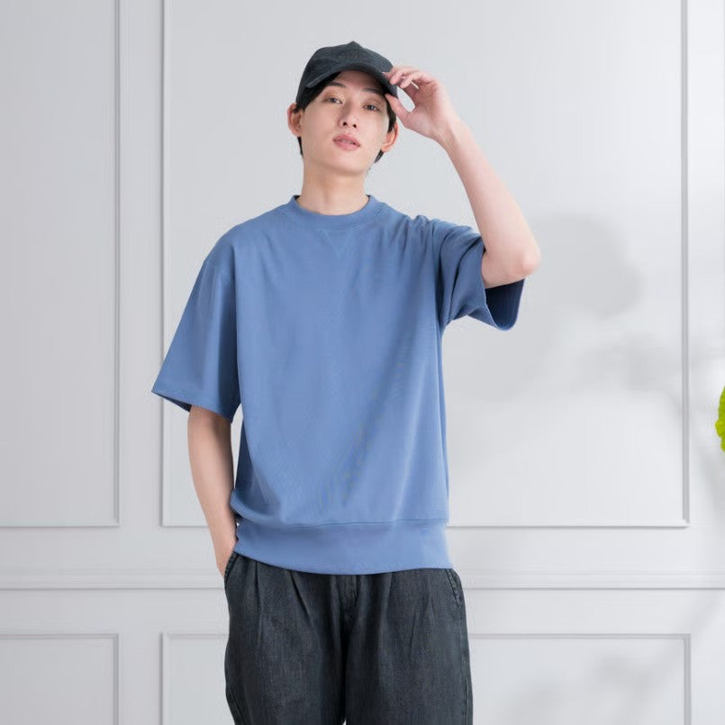 ボックスリブ編みＴシャツ