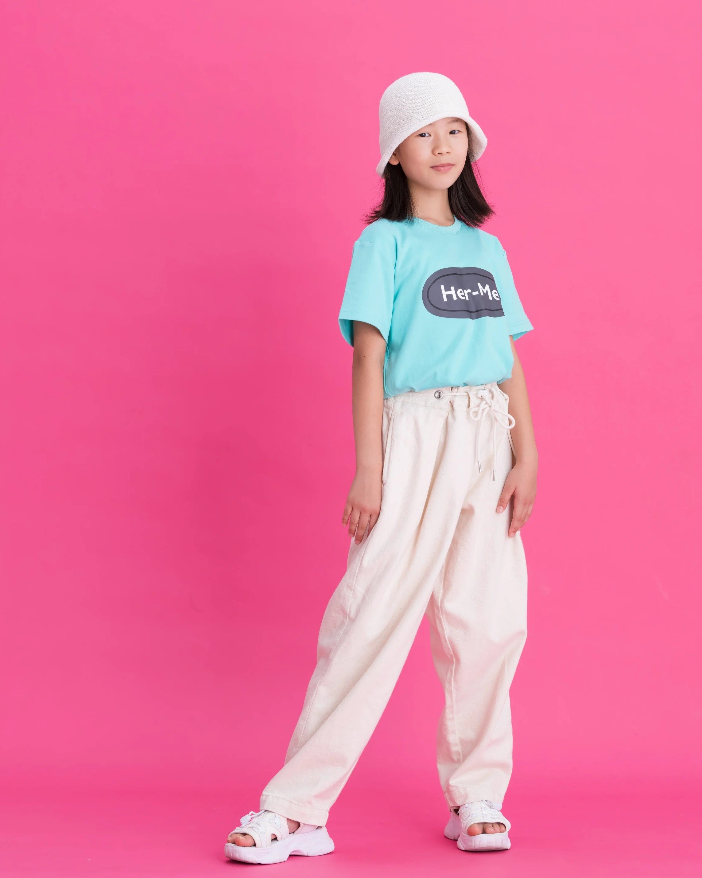 Her-Meユニセックスキッズパンツ　オフホワイト