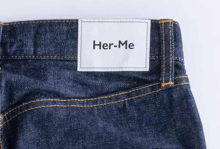 Her-Me　セルヴィッチストレートデニム　セミオーダー