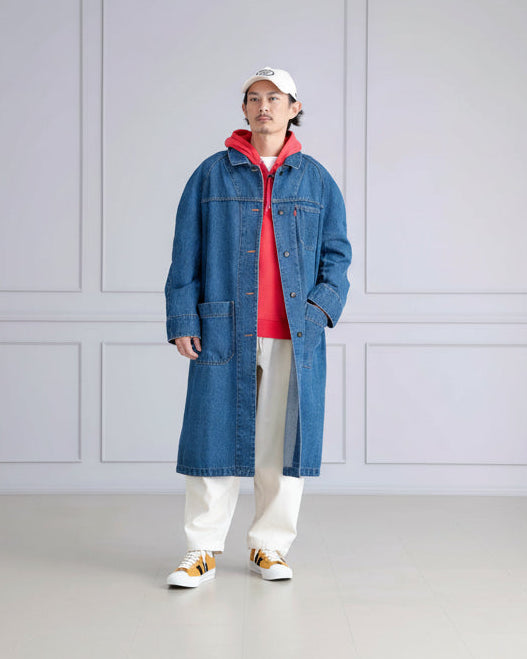 ワンサイズ カバーオールデニムコート