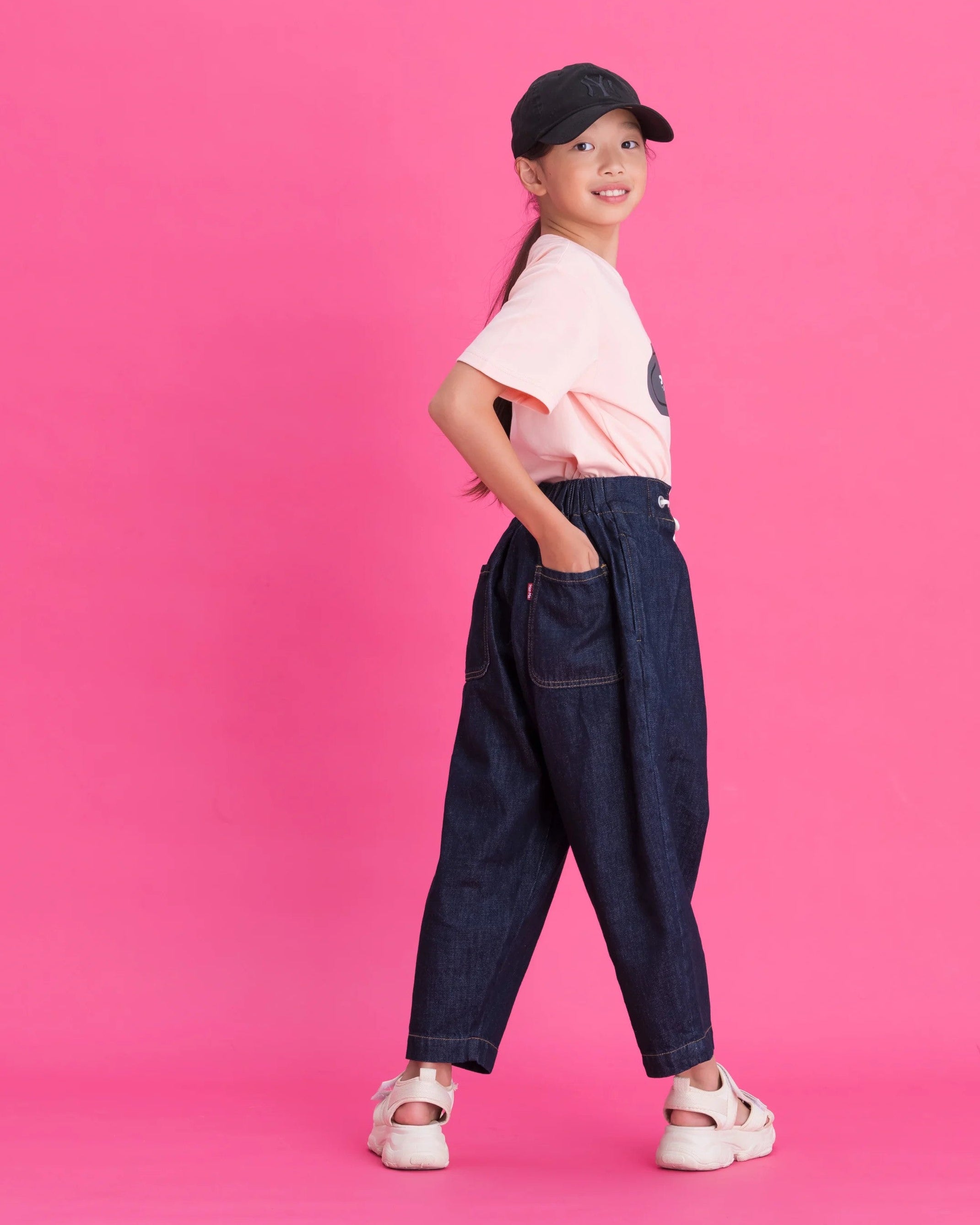 Her-Meユニセックスキッズパンツ　インディゴ