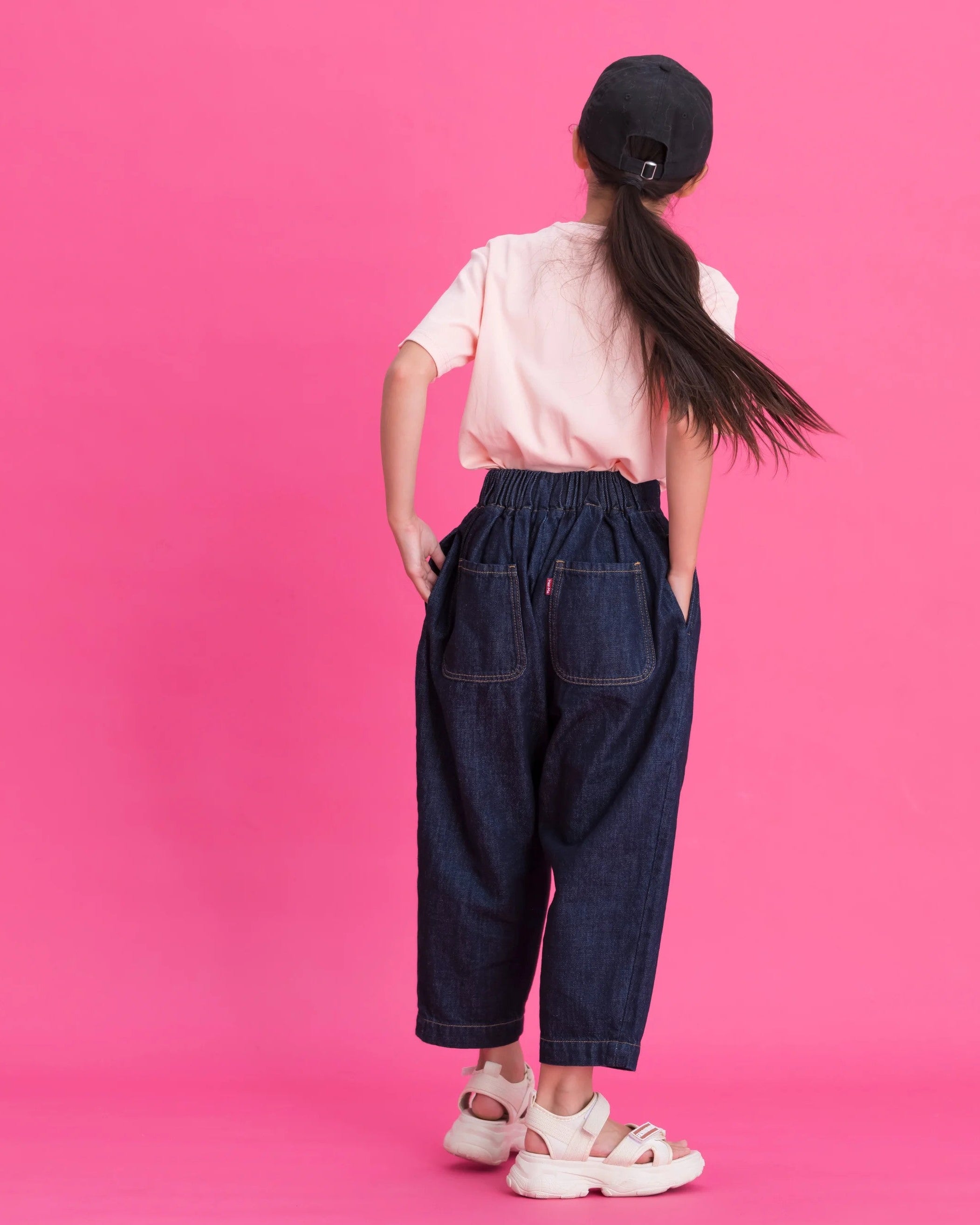 Her-Meユニセックスキッズパンツ　インディゴ