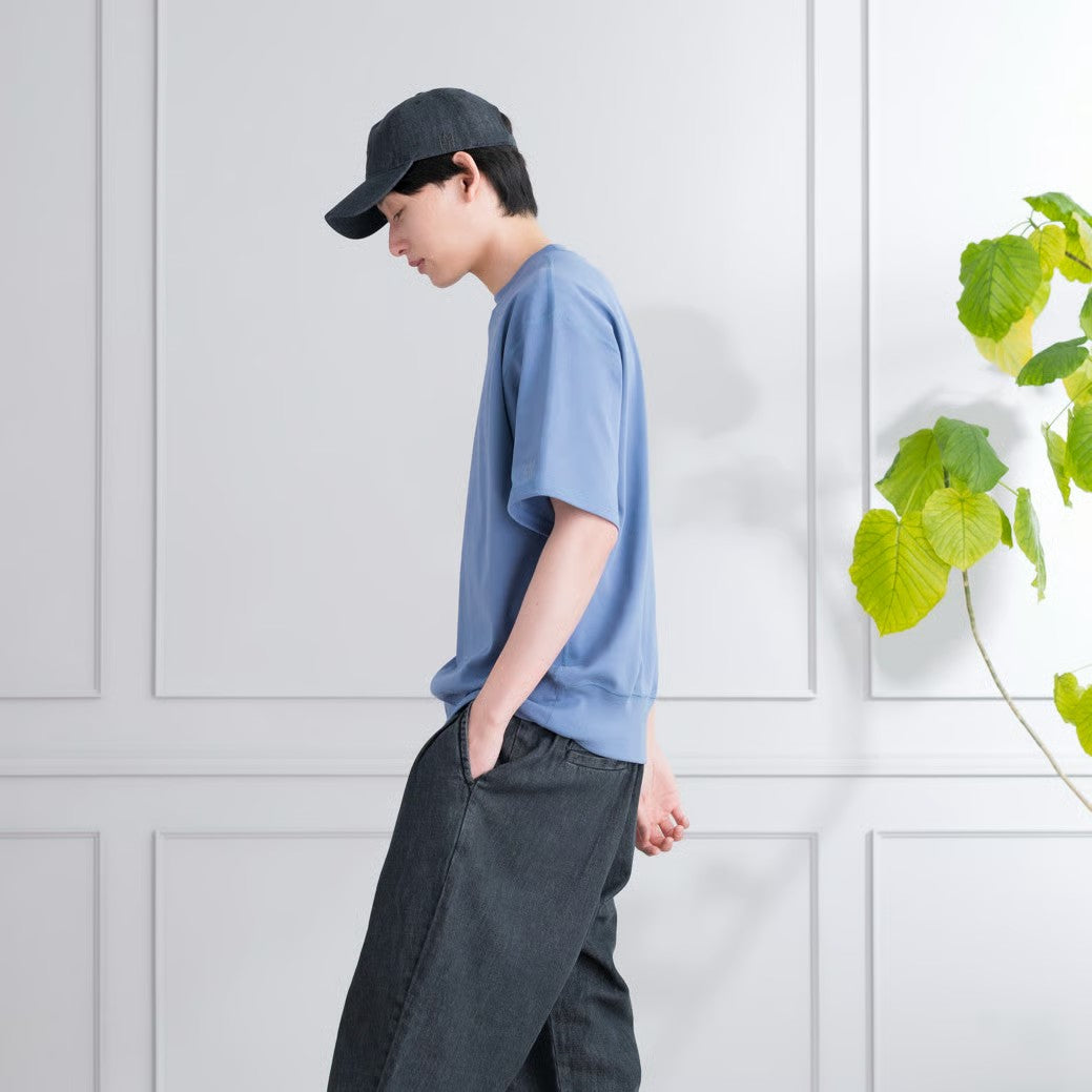 ボックスリブ編みＴシャツ
