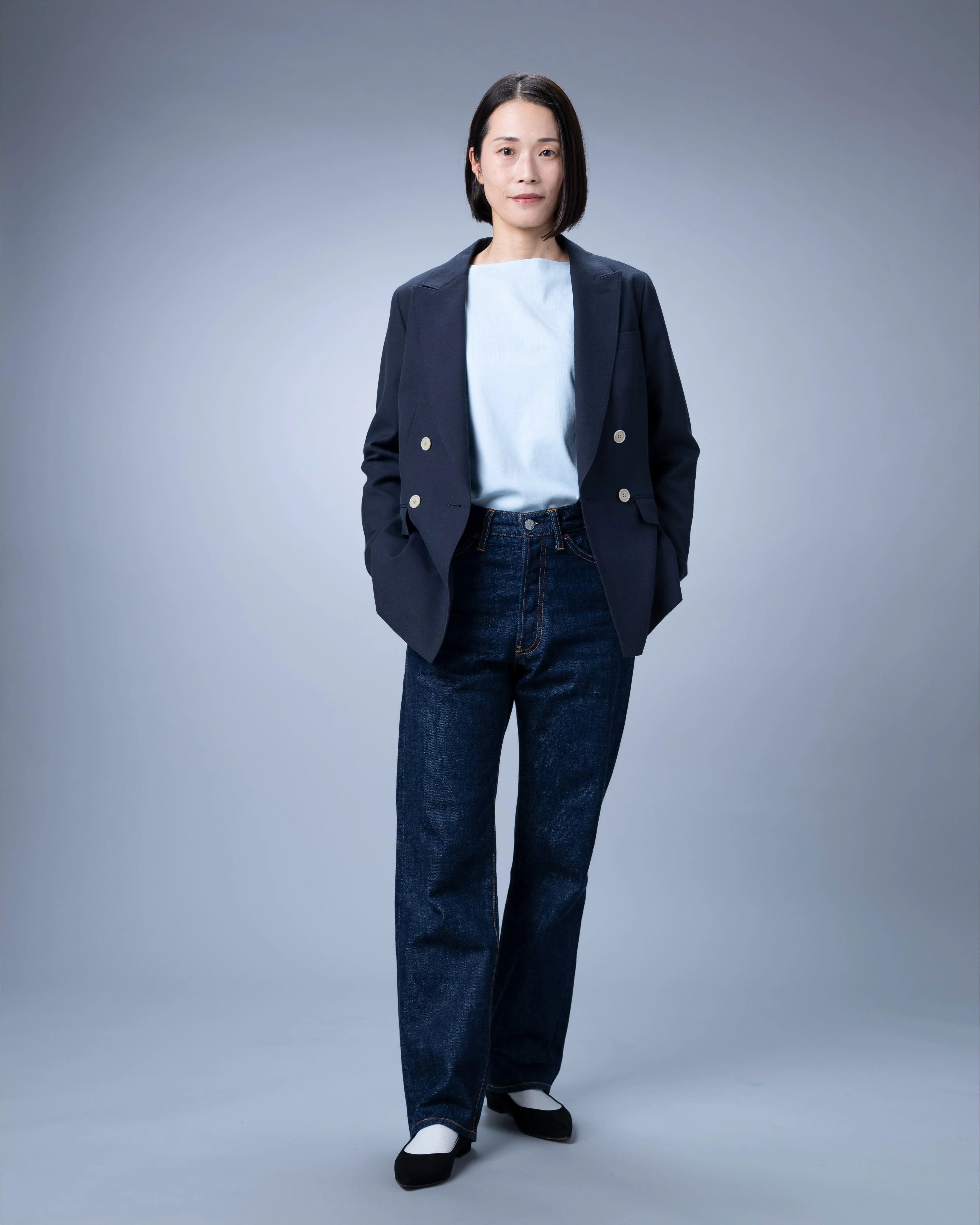 Her-Me　セルヴィッチストレートデニム　セミオーダー