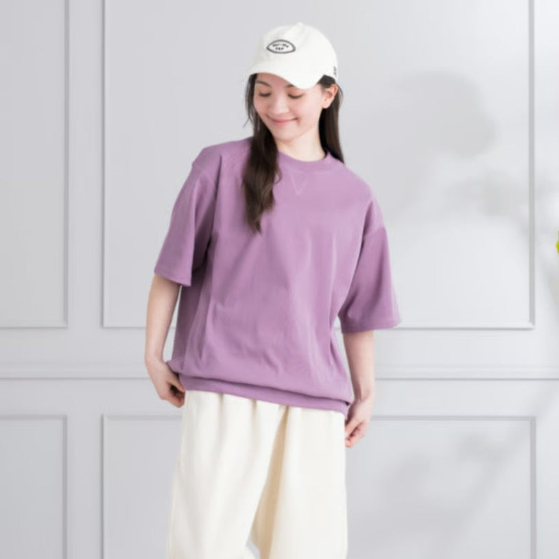 ボックスリブ編みＴシャツ